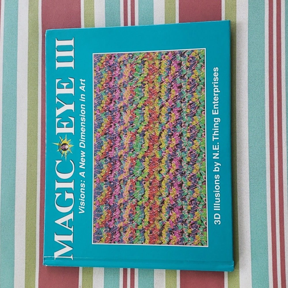 Vintage 1994 Magic Eye III Dimension Art Book